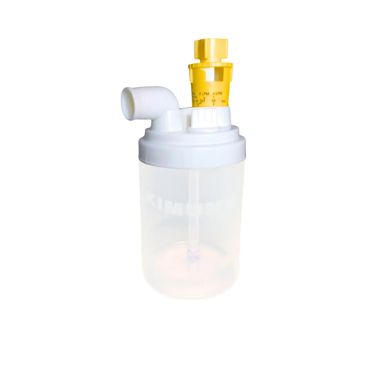 Vaso Humidificador Borboteador Desechable 6 LPM (500 mL)