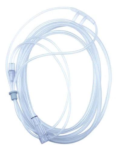 Cánula Nasal de PVC con Puntilla Suave para Adulto 2.10 m