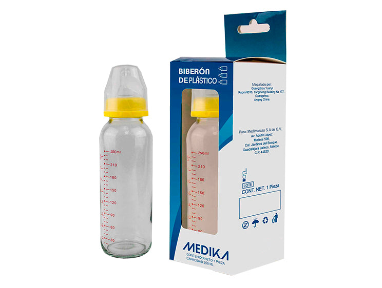 Biberón de Vidrio 240 ml